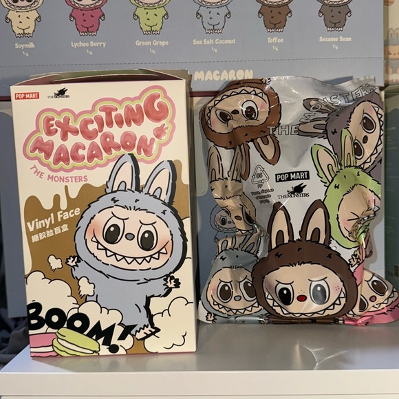 POP MART LABUBU MACARON ‘SOYMILK’ - Picture 2 of 9